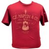 tričko s kytarou martin t shirt d28 guitar xl