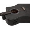 Dimavery STW-90, elektroakustická kytara typu Dreadnought, černá