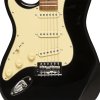 Stagg SES-55 BLK LH, elektrická kytara levoruká, černá