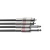 Stagg STC3PCM, kabel 2x RCA/2x JACK, 3m