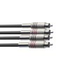 Stagg STC1C, kabel 2x RCA/2x RCA, 1m