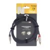 Stagg NYC3/MPS2CMR, kabel 2x RCA/mini JACK, 3m