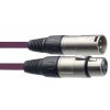 Stagg SMC10 CPP, mikrofonní kabel XLR/XLR, 10m, fialový