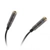 rozdvojka Kabel Jack 3.5 konektor 4 pin/2xJack 3.5 zdířka stereo
