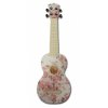 2500079audiana sopranove ukulele kvetinovy vzor wh