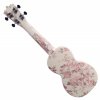 sopranove ukulele kvetinovy vzor růže na bílém pozadí 1