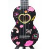 Mahalo sopránové ukulele Heart Black + obal zdarma