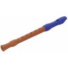 dřevěná sopránová flétna s plastovou hlavicí hohner b95841 modrá 2