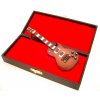 dárek pro muzikanta miniatura elektrická kytara model LP v kufříku