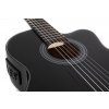 GEWA Student elektro akustická klasická kytara černý mat snímač ladička 6