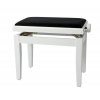 klavírní stolička bílý vysoký lesk DELUXE GEWA Německo
