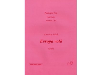 Evropa volá - Jaroslav Ježek - komorní hra Akordeon 1 a 2