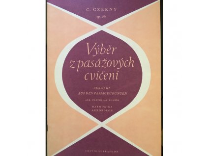 Výběr z pasážových cvičení na harmoniku - C.Czerny op. 261