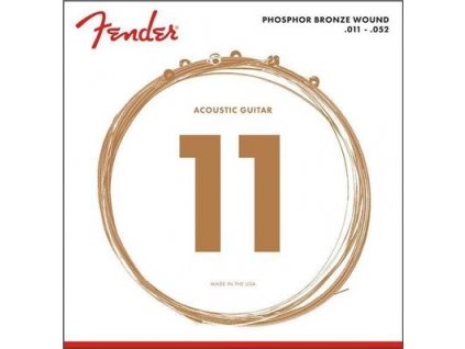 Fender Phosphor Bronze 11-52 - struny na akustickou kytaru