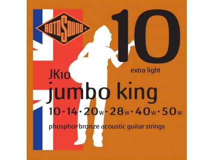 Rotosound JK 10 Jumbo King - struny na akustickou kytaru