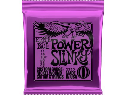 Ernie Ball 2220 Power Slinky - struny na elektrickou kytaru