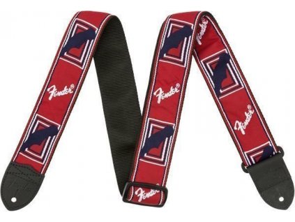 Kytarový popruh Fender 2'' Monogrammed Strap Red/White/Blue