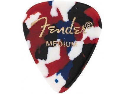 Fender 351 Shape Premium Picks Confetti Medium - trsátko