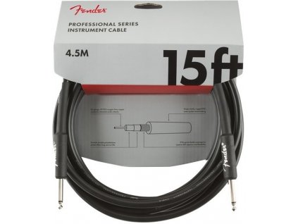 Fender Professional Series Instrument Cable S/S 4,5m - nástrojový kabel
