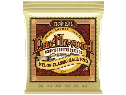 Ernie Ball 2069 Earthwood - nylonové struny pro klasickou kytaru