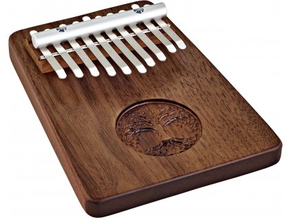 Solid "Tree of Life" Kalimba - 10 notes / black walnut (KL1001TOL) - MEINL Sonic Energy