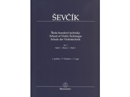 Ševčík OP.1 1 hudebninyandante