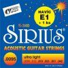 2186 1 gorstrings sirius s 340 ultra light struny na akustickou kytaru