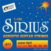 2192 1 gorstrings sirius s 400 super light struny na akustickou kytaru