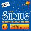Gorstrings SIRIUS S-400 Super Light - struny na akustickou kytaru