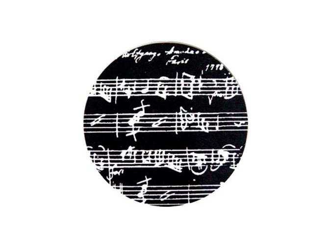10164 podlozka pod hrnek partitura 2 cerna