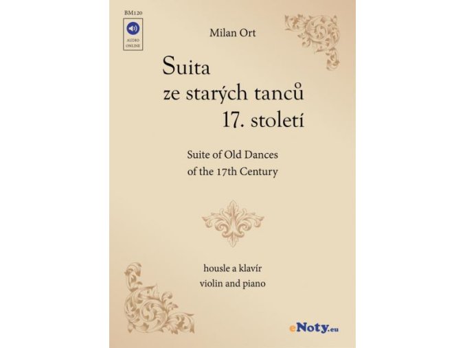 10743 suita ze starych tancu 17 stoleti housle a klavir