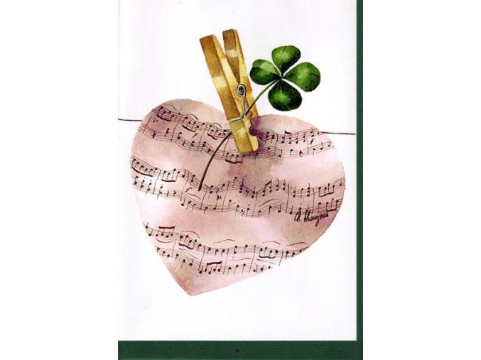 11082 hudebni pranicko se ctyrlistkem