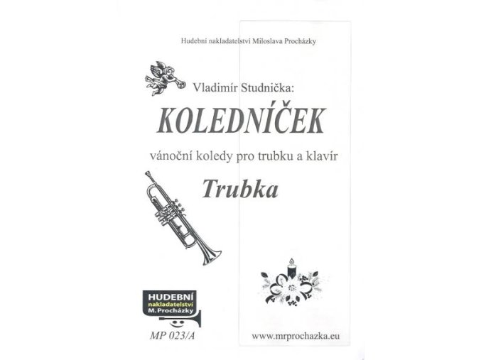 11643 kolednicek koledy pro trubku a klavir