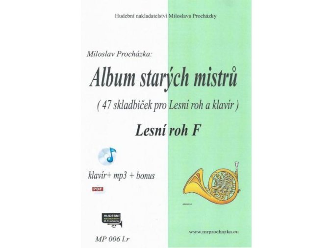 12180 album starych mistru pro lesni roh a klavir