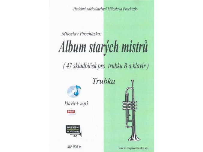 12186 album starych mistru pro trubku b a klavir