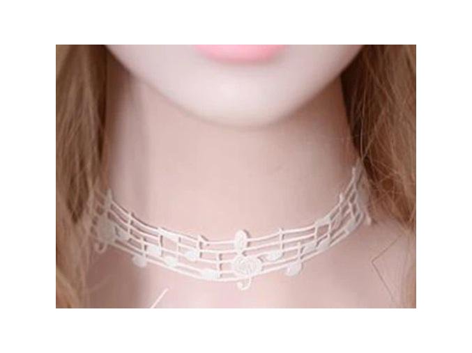 12417 krajkovy nahrdelnik musica bily