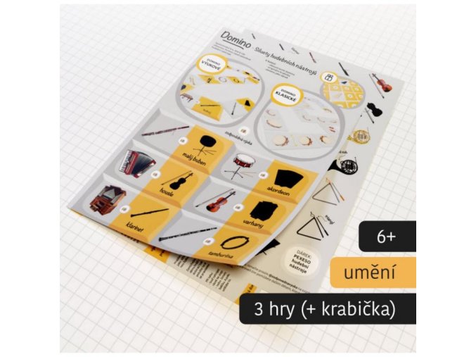 12423 domino hudebni nastroje 2