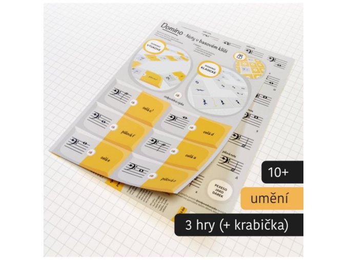 12480 domino noty v basovem klici