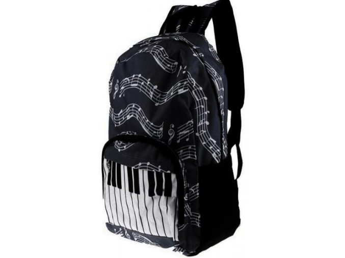 12645 batoh s notovymi osnovami a klaviaturou cerny