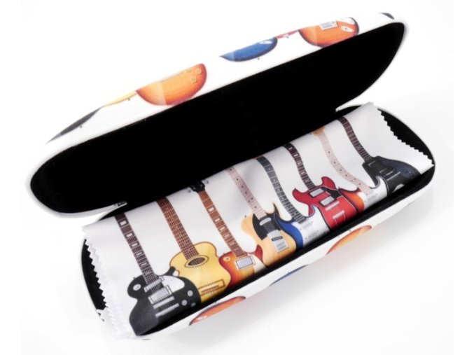 Pouzdro na brýle s hadříkem ELEKTRICKÁ KYTARA 1