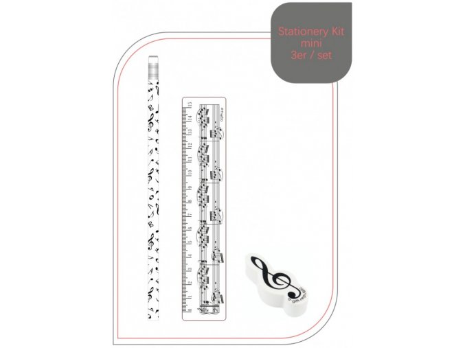 Dárkový set 6 hudební symbly