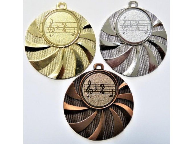 Hudební medaile stříbrná D84-47