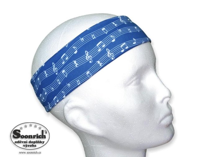 Čelenka NOTY modrá