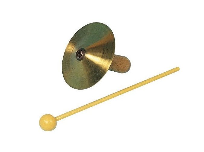 GOLDON prstové činelky 6,7cm s rukojetí mosazné (34020)