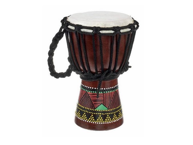 Etno Bali Djembe malované 25 cm