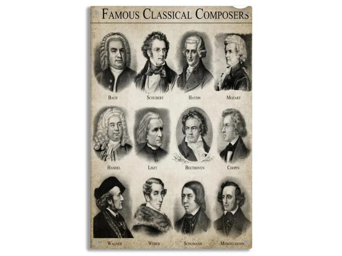 Klasické portréty skladatelů 1