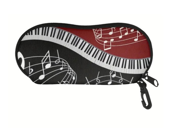 Pouzdro na brýle se vzorem kláves 7
