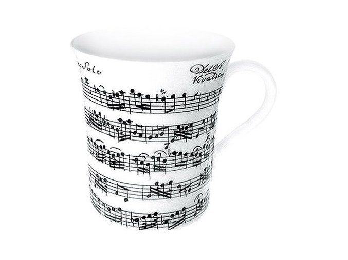 2964 hrnek s partiturou vivaldi velky bily