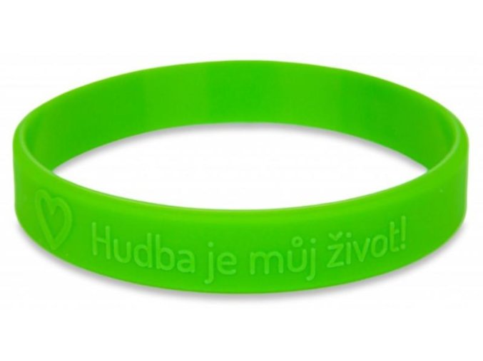 3072 naramek hudba je muj zivot zeleny