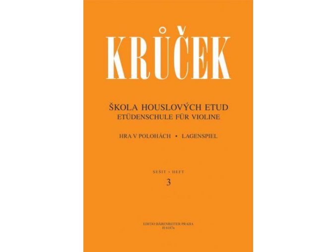 V. Krůček - Škola houslových etud II. (sešit 3, 4)